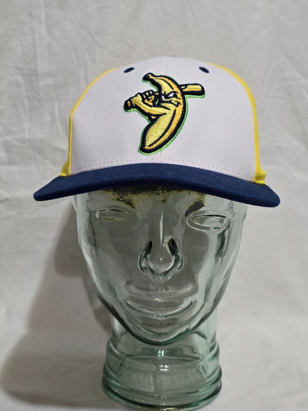 Savannah Bananas Zephyr Flexfit  Baseball Hat - Blue Yellow - Sz M*